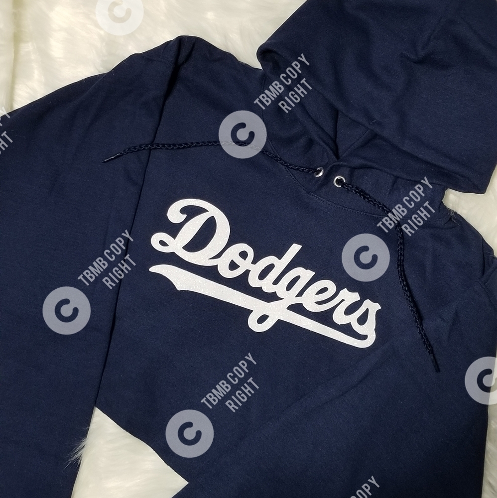 LA Dodgers Cropped Hoodie